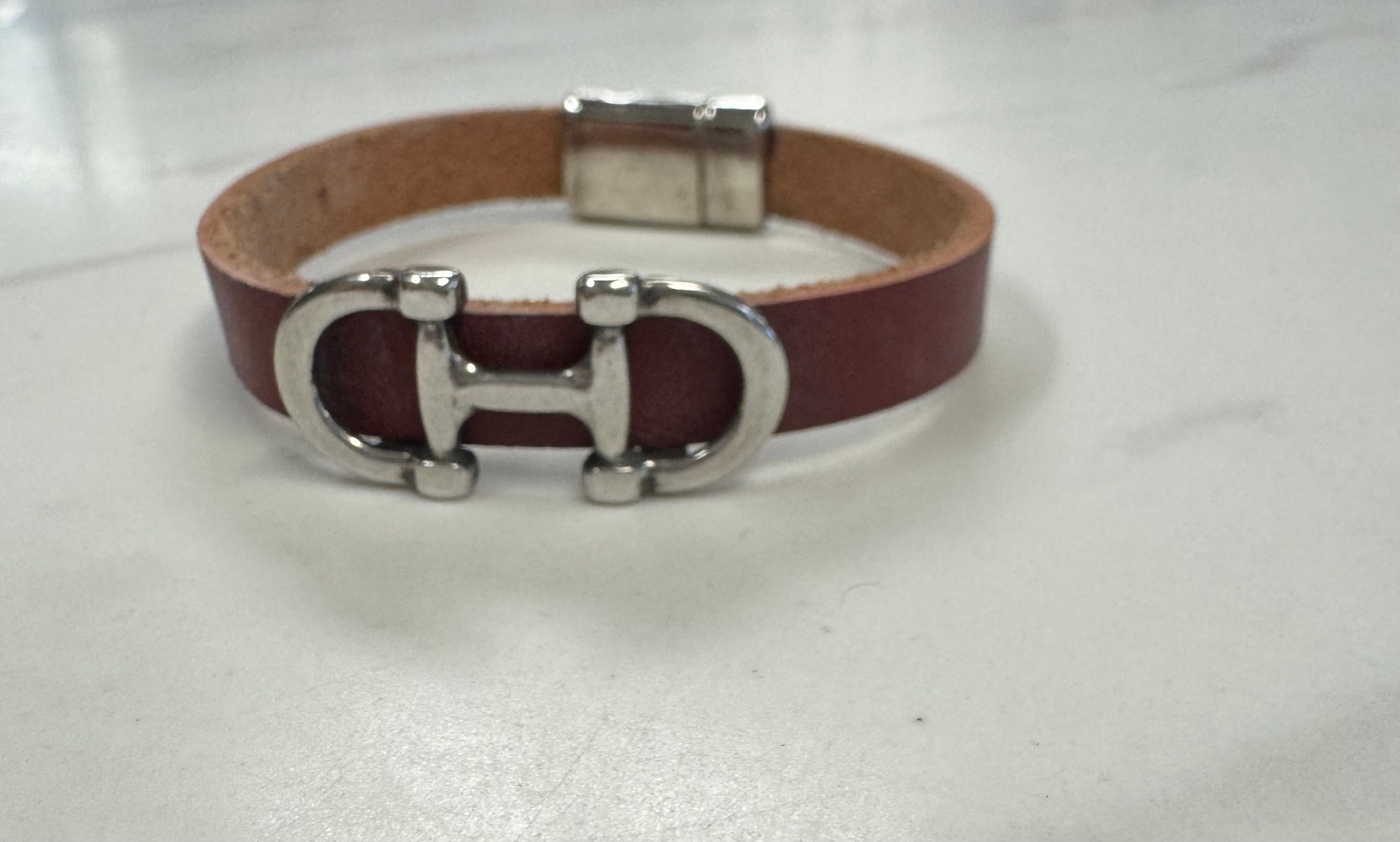 LILO Bilbao Leather Bit Bracelet