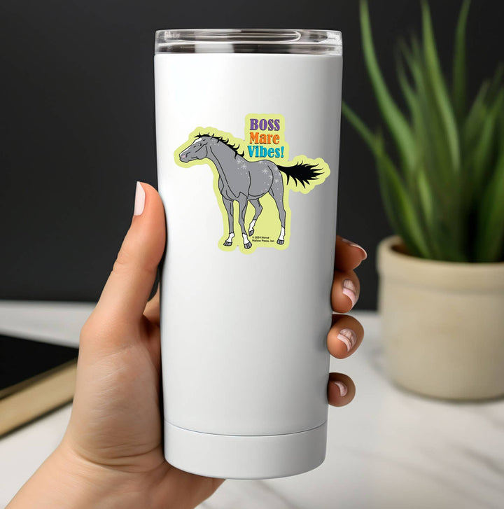 Horse Hollow Press - 3" Waterproof Boss Mare Vibes Funny Horse Sticker