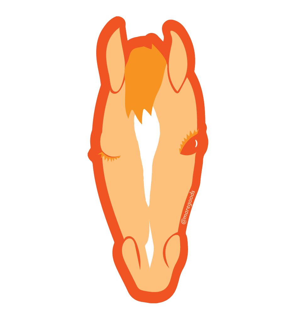 Mare Modern Goods - Louie Sticker (Orange)