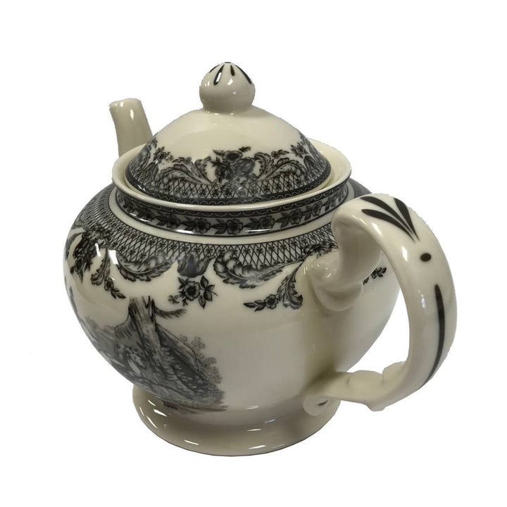 Madison Bay Co. - Equestrian Transferware Porcelain Teapot