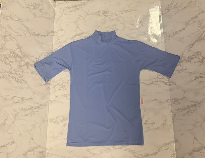 Tailored Sportsman Short Sleeve Mock Neck Sun Shirt