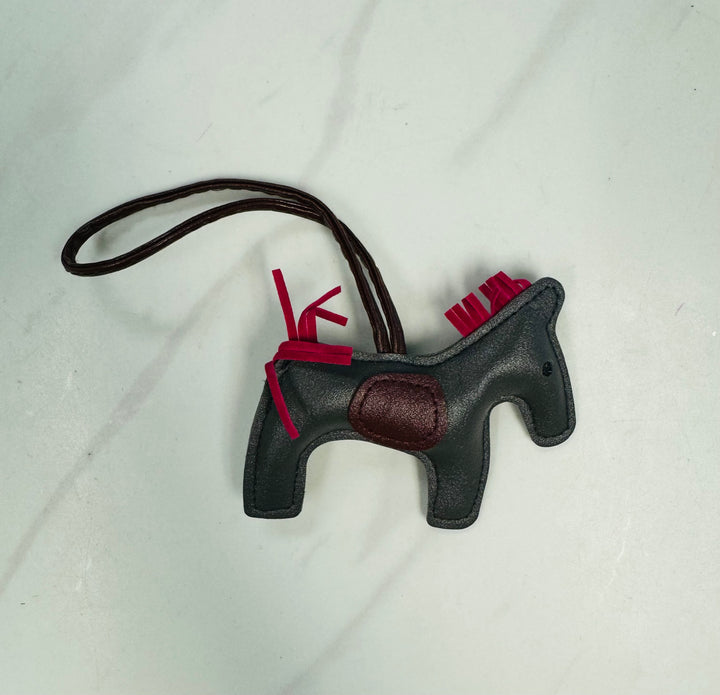 Horse Bag Charm - PU Leather