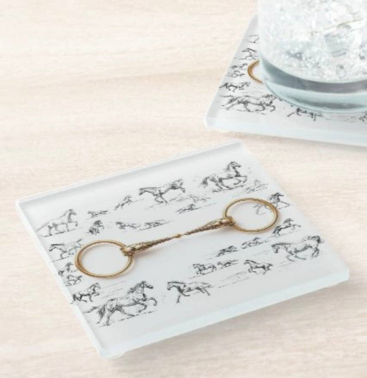 KRISTIN SMITH - Horse Bit Coaster Set of 4