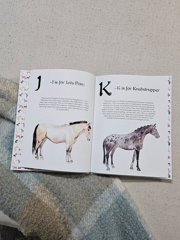 SonaEq ABC Horse Breeds Book