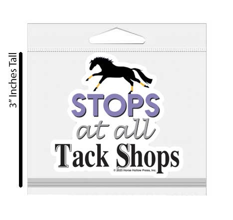 Horse Hollow Press-Horse Sticker Waterproof 3" Stops Shop