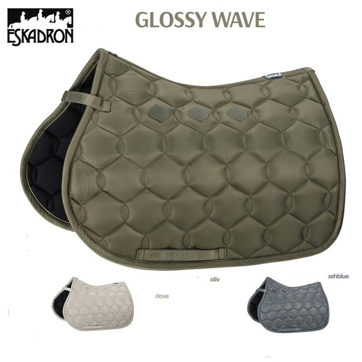 Eskadron Glossy Wave Contrast Jumping Saddle Pad