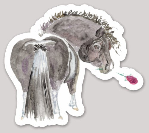 SonaEq Adorable Chubby Ponies Sticker