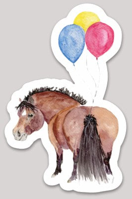 SonaEq Adorable Chubby Ponies Sticker
