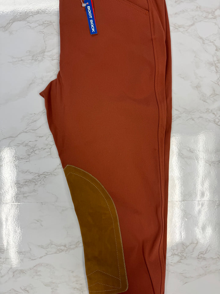 The Tailored Sportsman Trophy Hunter Mid-Rise Front Zip Boot Sock Breeches