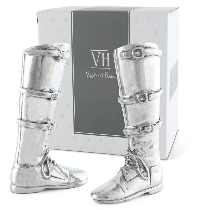 Vagabond House Riding Boots Salt & Pepper