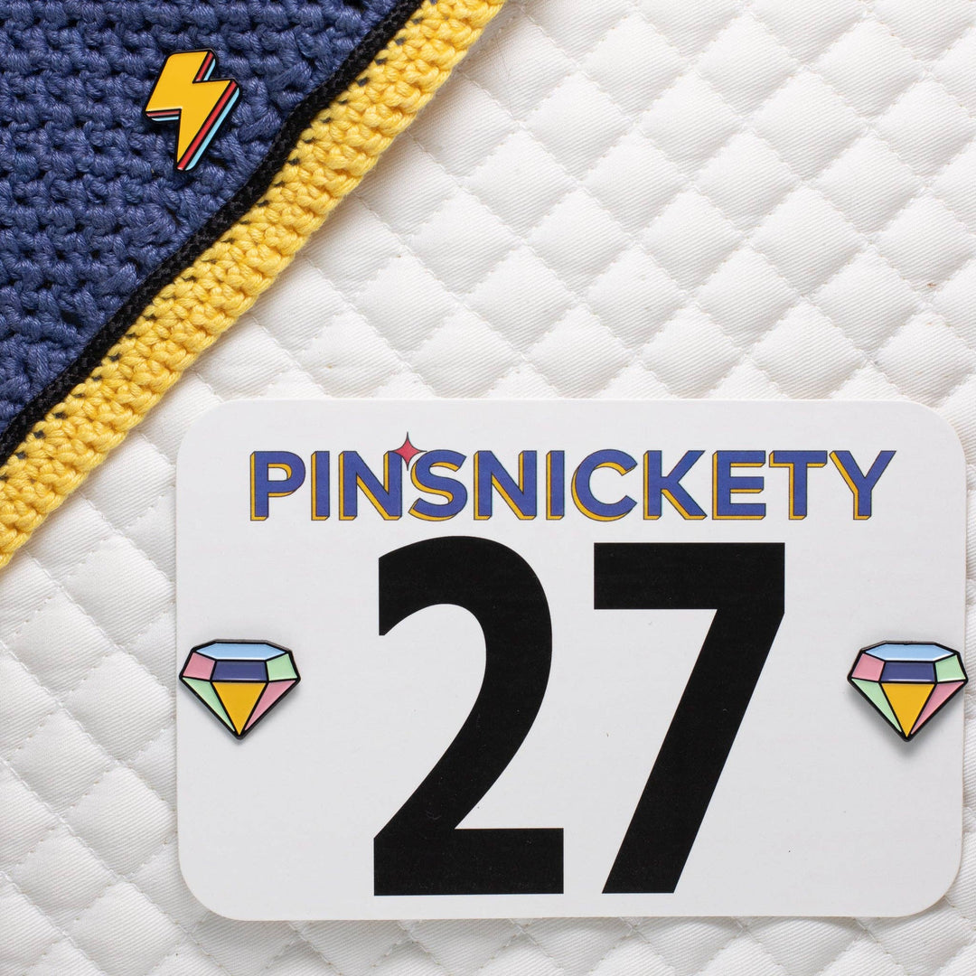 Pinsnickety - Lightning Bolt Pins: Electric Yellow