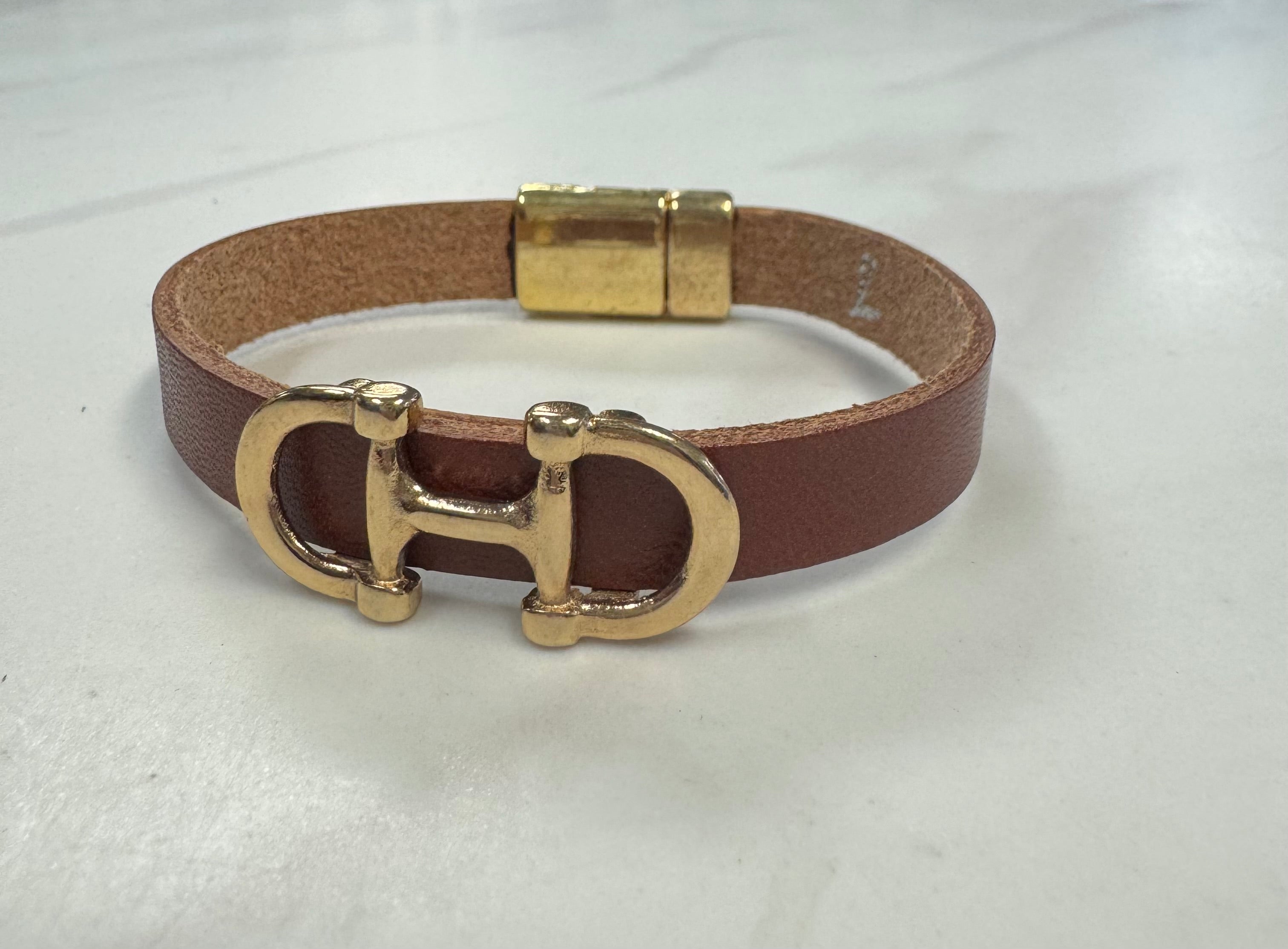 LILO Bilbao Leather Bit Bracelet