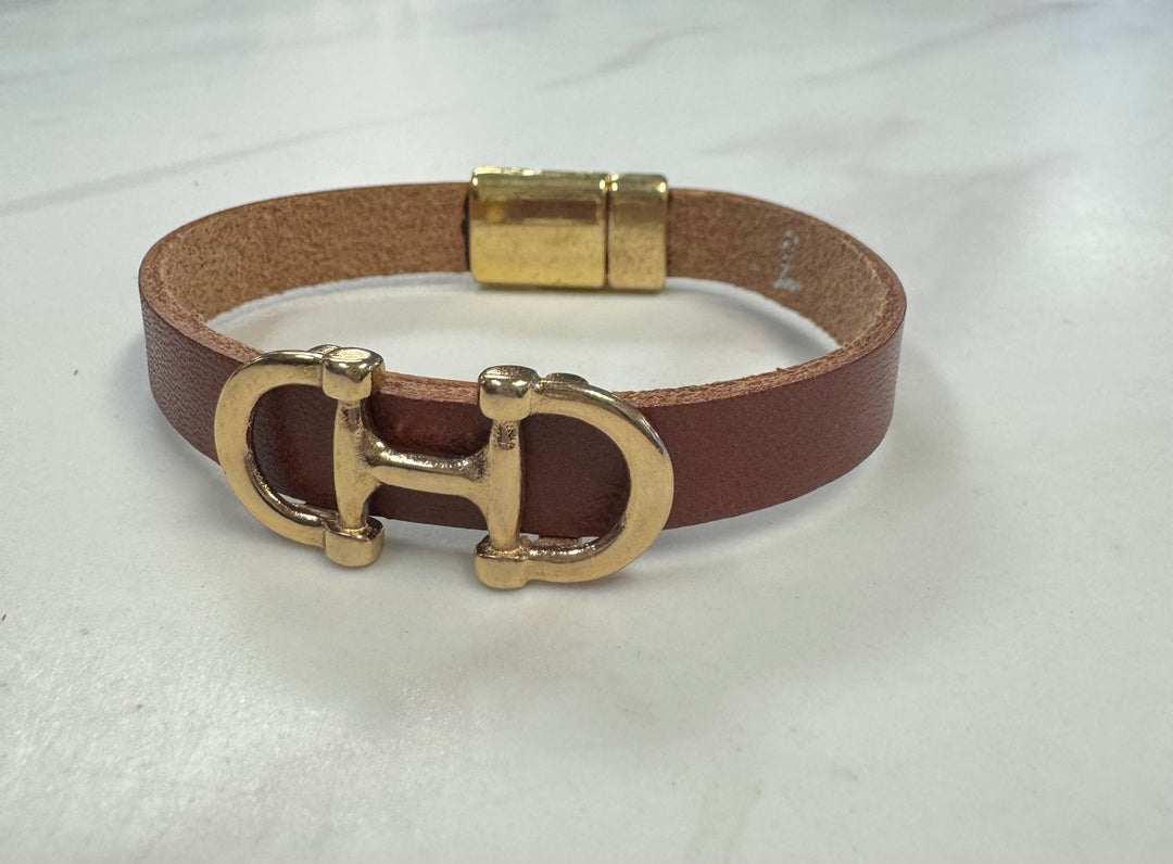 LILO Bilbao Leather Bit Bracelet