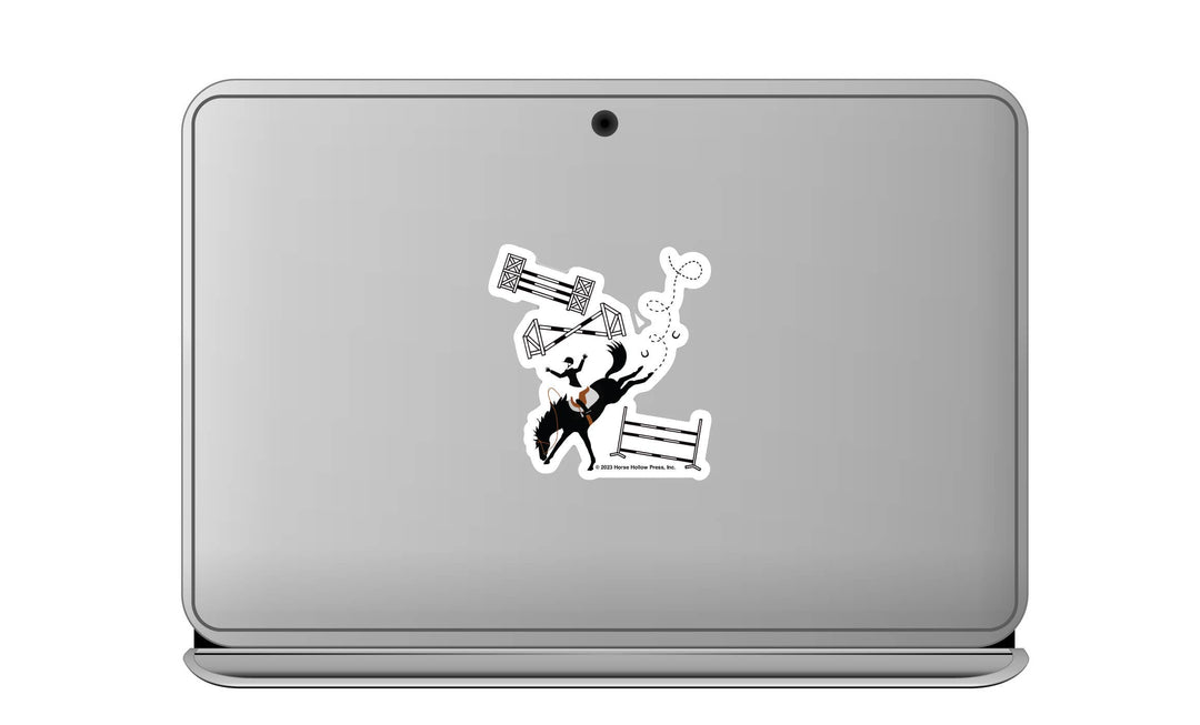 Horse Hollow Press- Horse Sticker Waterproof 3"  Off Course