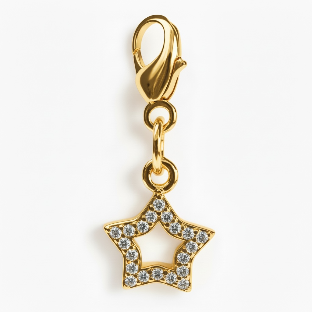 Dubois Cheval - Sparkly Star Braid Charm