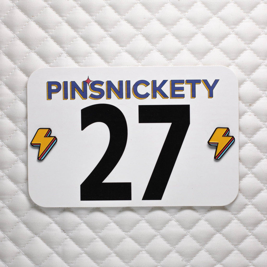 Pinsnickety - Lightning Bolt Pins: Electric Yellow