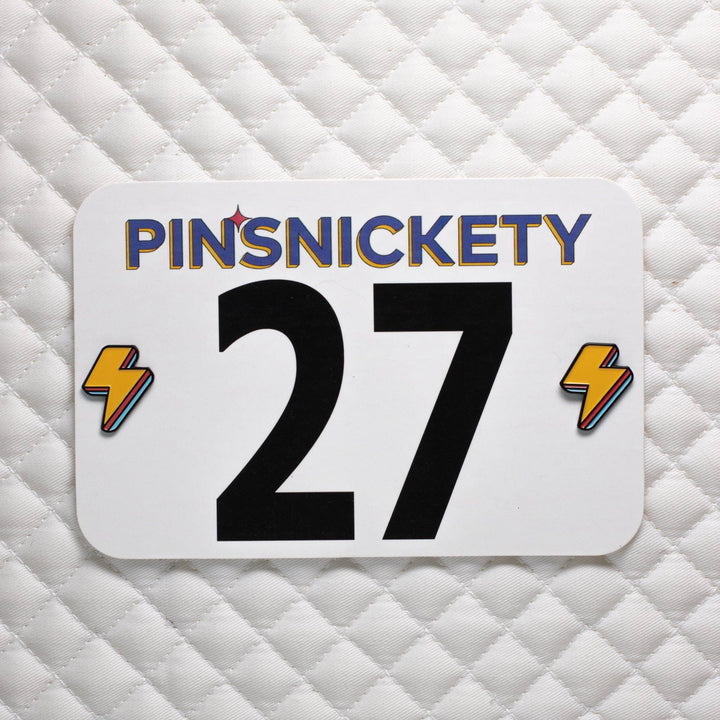 Pinsnickety - Lightning Bolt Pins: Electric Yellow