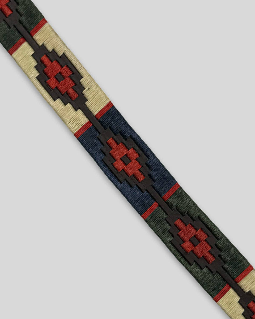 Custi Mikelo - Argentinian Polo Belt Navy Green Red