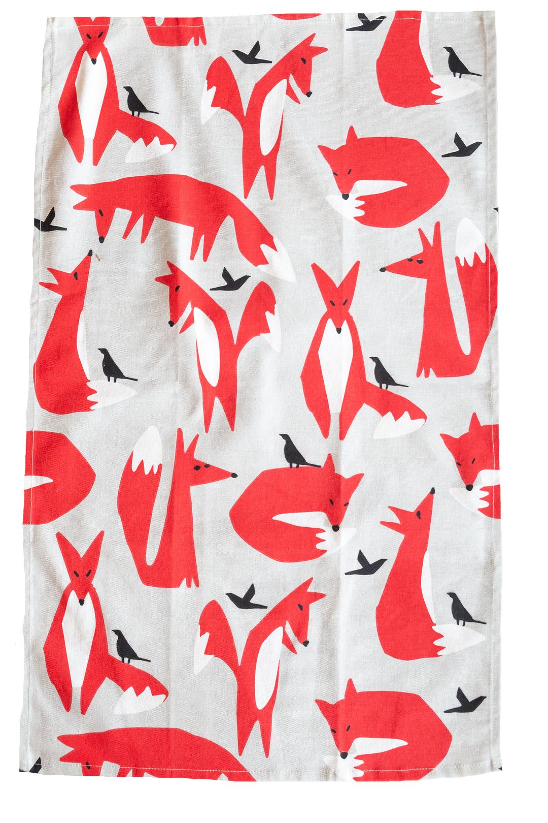 Allgifts Australia - Tea Towel - Foxes: Hangsell (Carded)