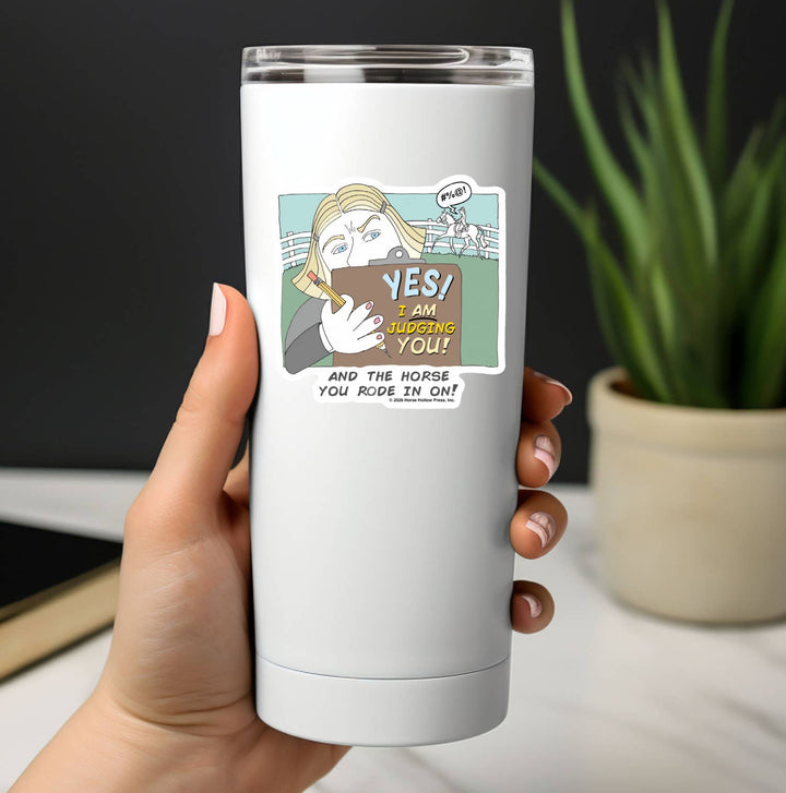 Horse Hollow Press - Horse Sticker Waterproof 3" Yes I Am