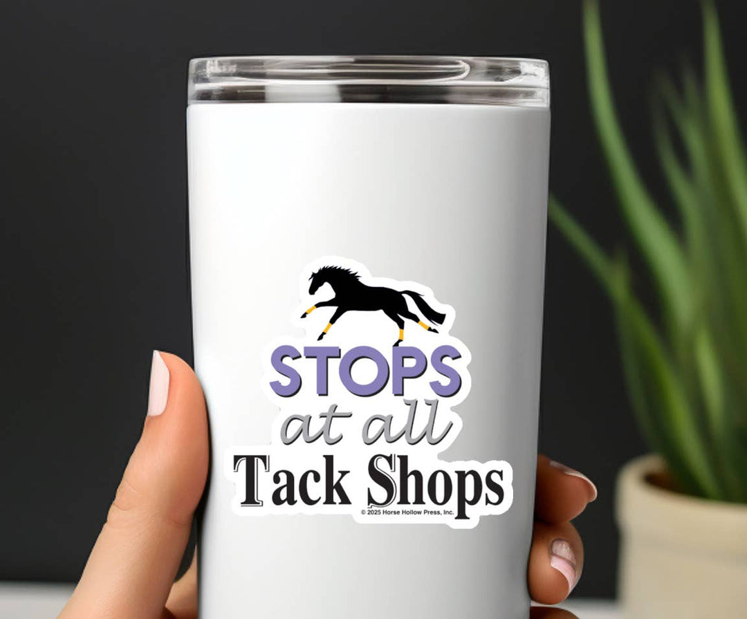 Horse Hollow Press-Horse Sticker Waterproof 3" Stops Shop