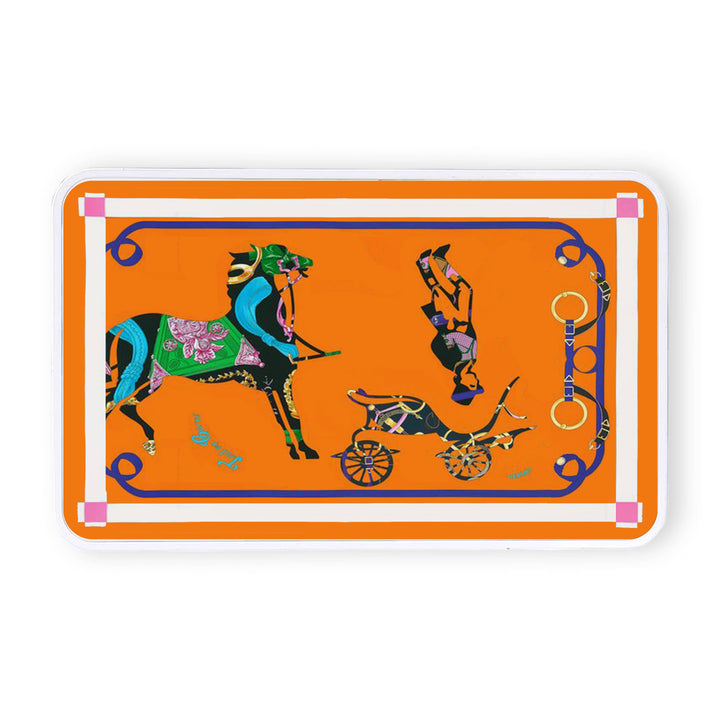 Toss Designs - Treasure Box - Equestrian - Orange