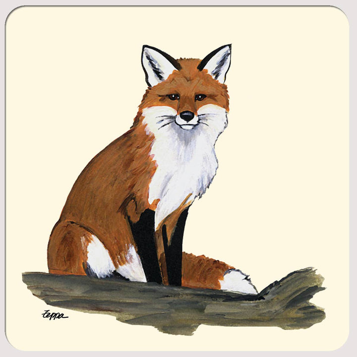 Zeppa Studios - Fox Beverage Coasters