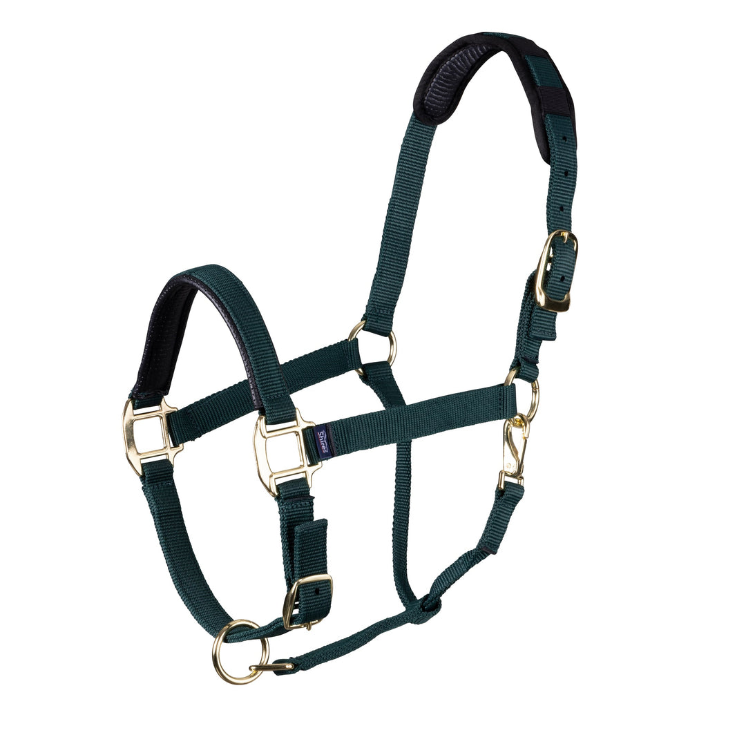 Shires 'Topaz' Leather Breakaway Nylon Halter