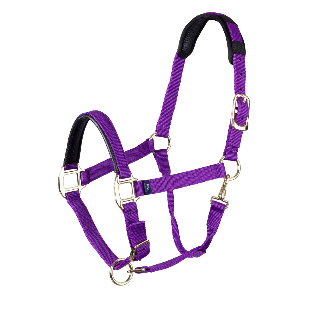 Shires 'Topaz' Leather Breakaway Nylon Halter
