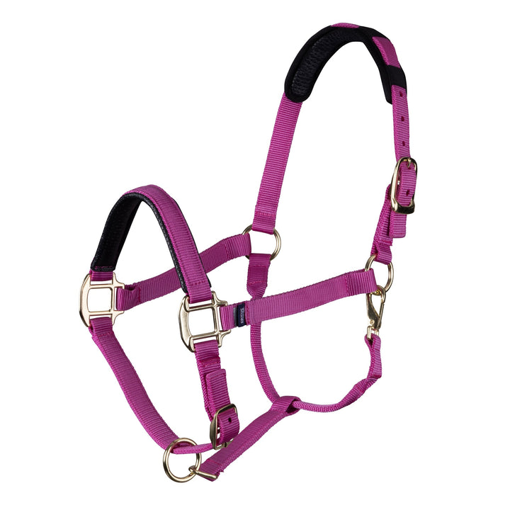 Shires 'Topaz' Leather Breakaway Nylon Halter