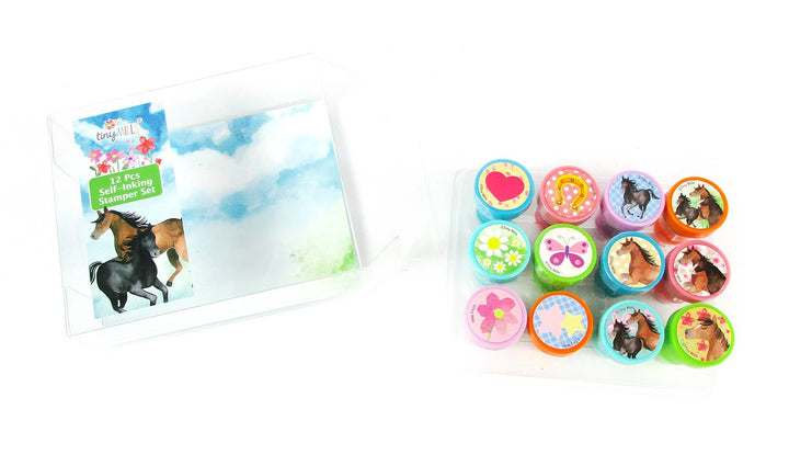 Tiny Mills - Horse and Pony Stamp Kit for Kids