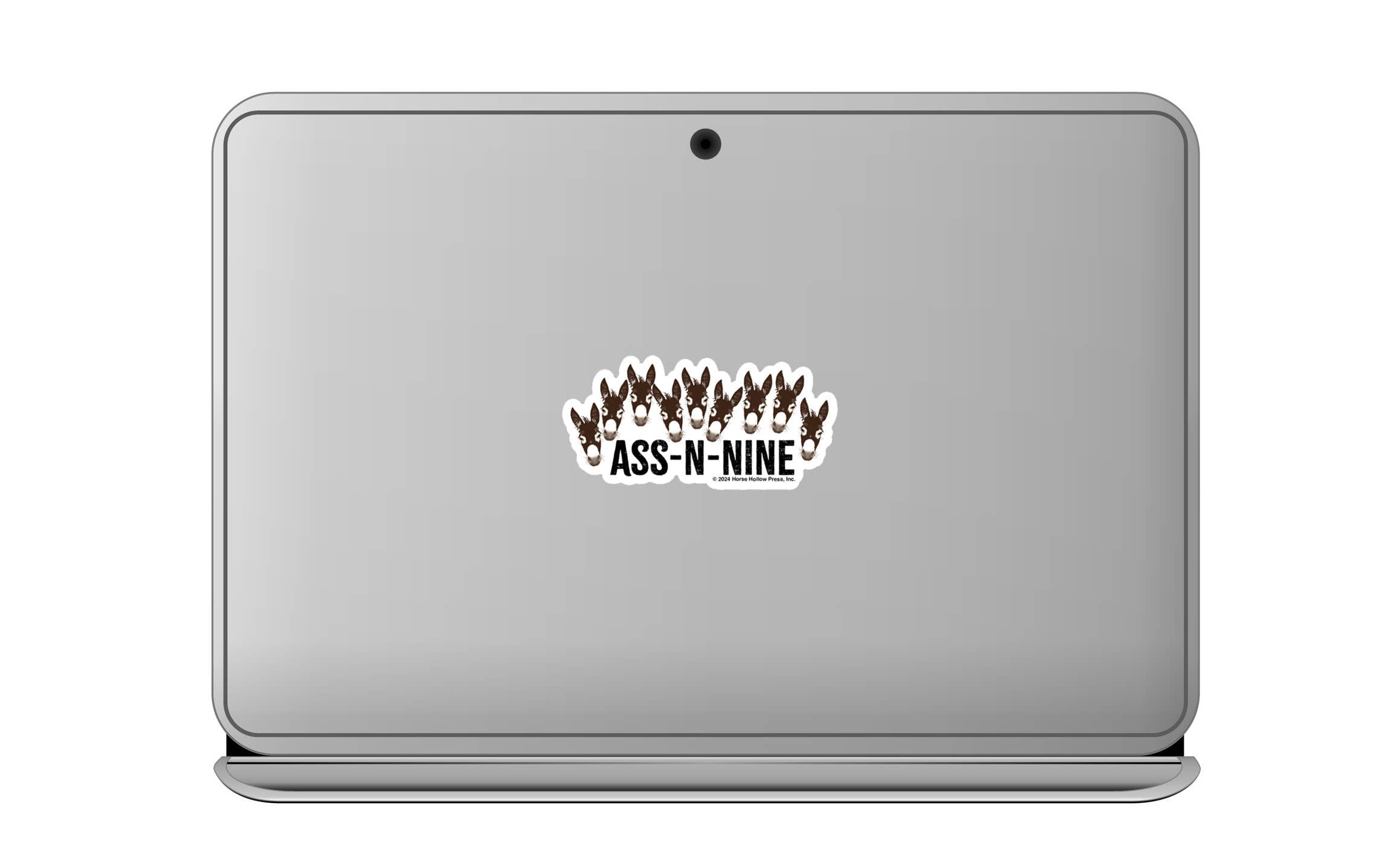 Horse Hollow Press - 3" Waterproof ASS-N-NINE Funny Donkey Sticker