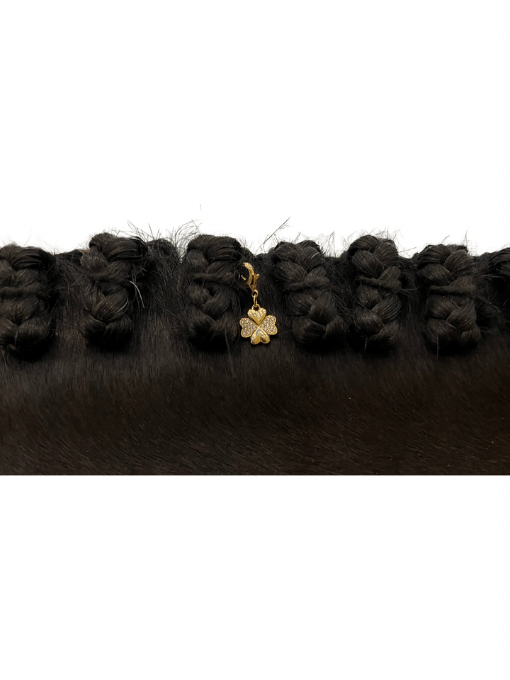 Dubois Cheval - Sparkly Lucky Clover Braid Charm