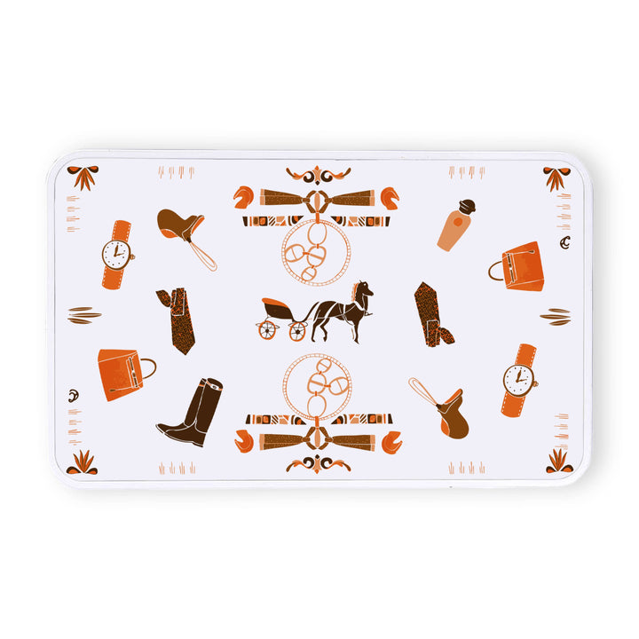 Toss Designs - Treasure Box - Equestrian - White
