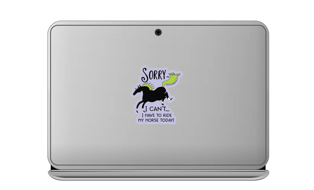 Horse Hollow Press- Horse Sticker Waterproof 3" I can't Horses