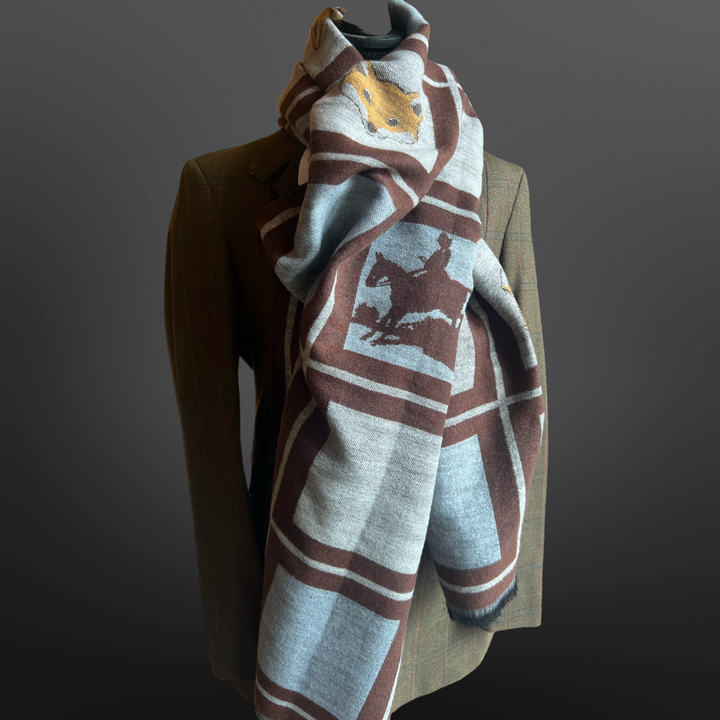Westrian International - Fox Hunt Design Winter Scarf
