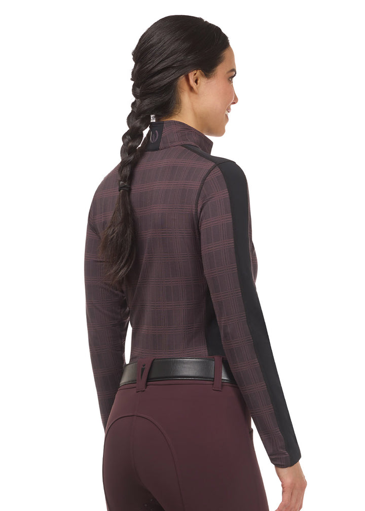 Kerrits Women's Stretch Plaid Quarter Zip Top '25