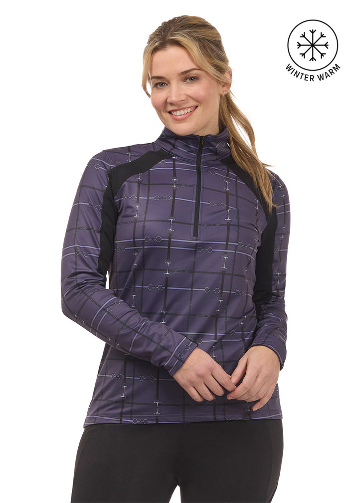 Kerrits Women's First Level Quarter Zip Stretch Fleece Tech Top '25