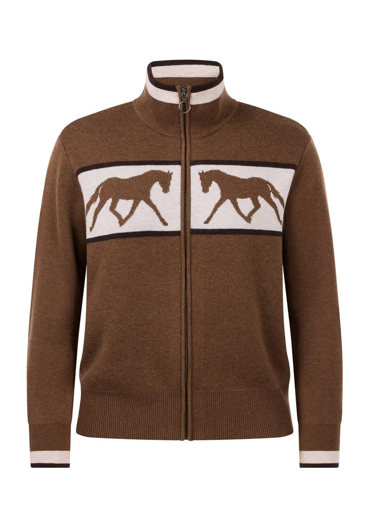 Kerrits Reflections Horse Full Zip Sweater
