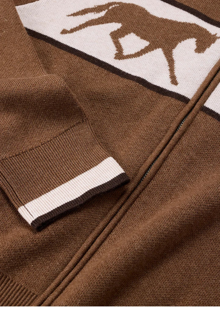 Kerrits Reflections Horse Full Zip Sweater