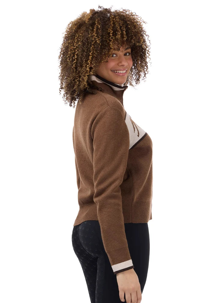 Kerrits Reflections Horse Full Zip Sweater
