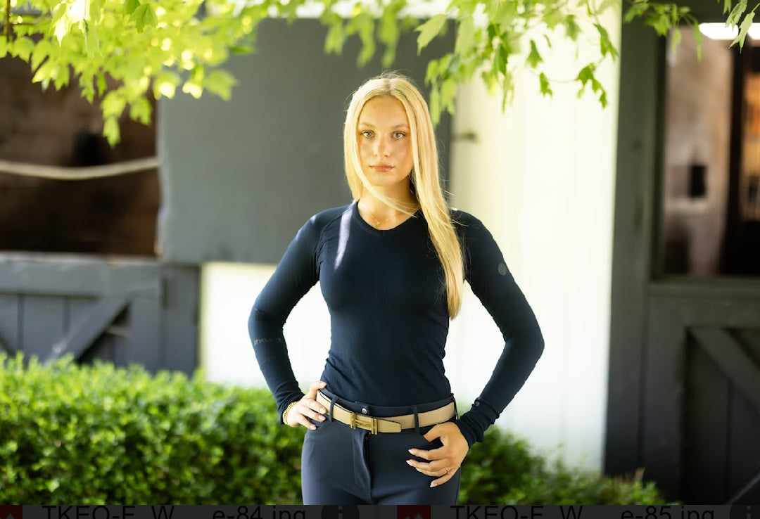 TKEQ The 'KENNEDY' Seamless Long Sleeve V Neck