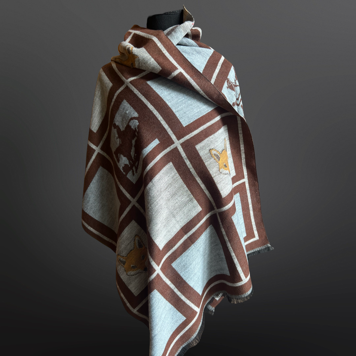 Westrian International - Fox Hunt Design Winter Scarf