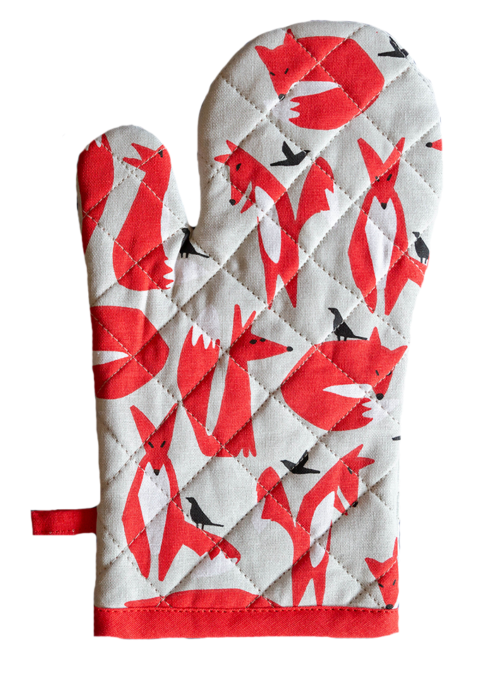 Allgifts Australia - Oven Glove & Pot Holder Set - Fox