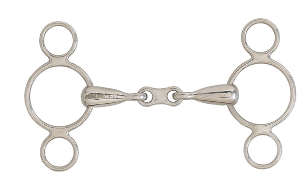 Centaur Pessoa 2-Ring French Mouth Gag Bit