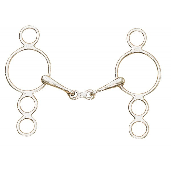 Centaur French Link 3 Ring Gag Bit