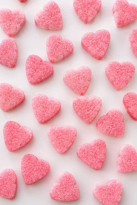 Lucky Duck Horse Sugar Treats - Peppermint Hearts