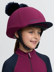 LeMieux Mini Double Pom Hat Silk