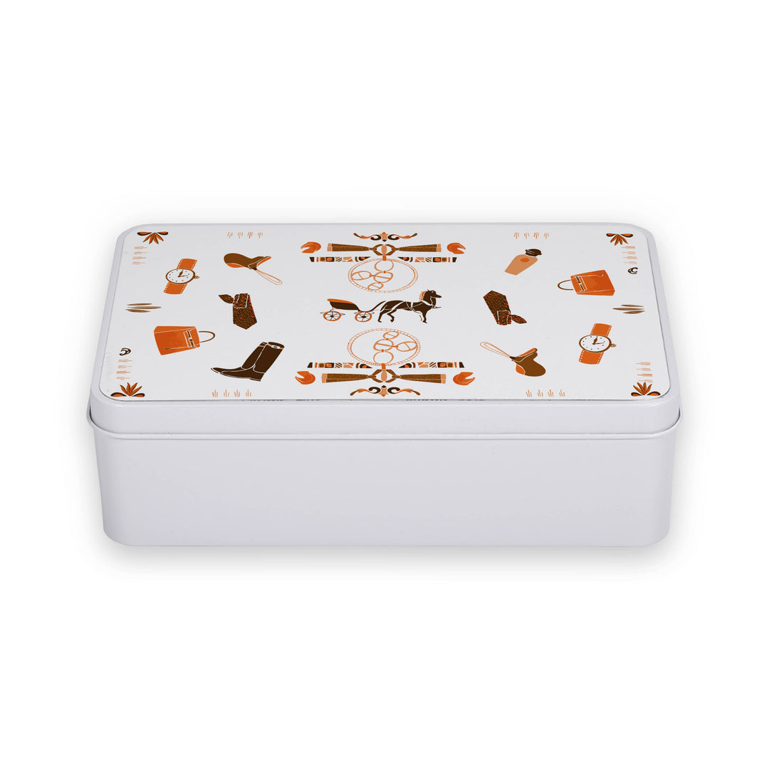 Toss Designs - Treasure Box - Equestrian - White