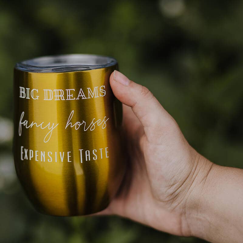 Spiced Equestrian - Big Dreams Insulated Cup: Onyx